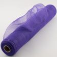 21  Poly Deco Mesh: Purple Hot on Sale