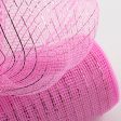 10  Poly Deco Mesh: Metallic Pink For Cheap