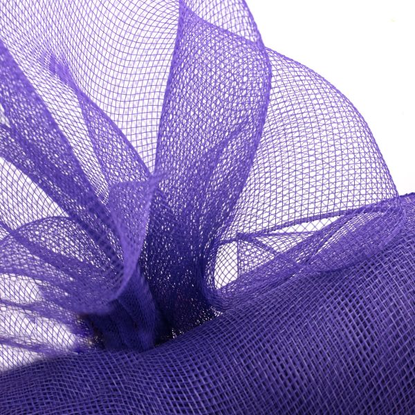 21  Poly Deco Mesh: Purple Hot on Sale