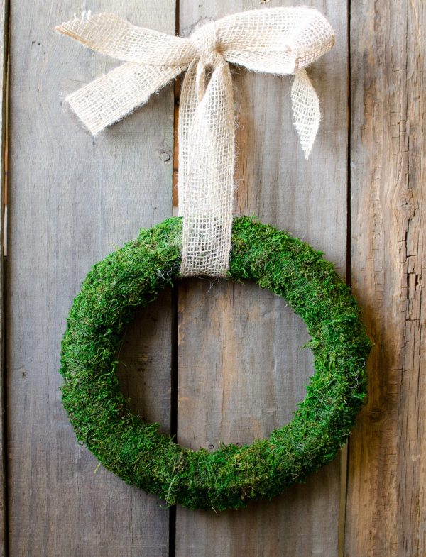 10  Green Moss Wreath Online Hot Sale