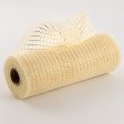 10  Poly Deco Mesh: Metallic Cream Gold Online now