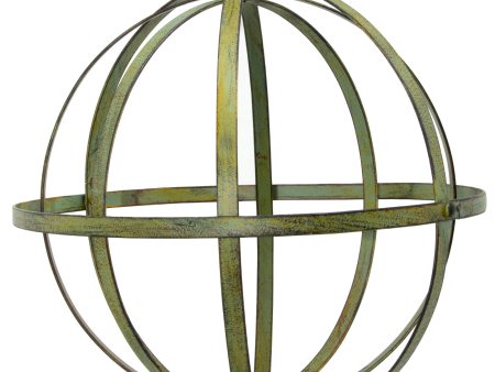 12  Wrought Iron Ball: Forest Green For Sale