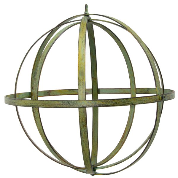 12  Wrought Iron Ball: Forest Green For Sale