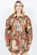 American Bazi Jacquard Cargo Cropped Jacket Sale