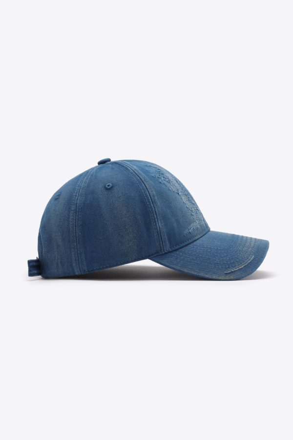 Distressed Adjustable Baseball Cap Online Sale