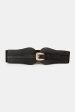 Wide Elastic Belt with Alloy Buckle Online