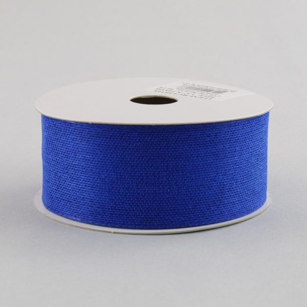 1.5  Classic Faux Jute Ribbon: Royal Blue (10 Yards) For Discount