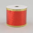 2.5  Red Hologram Ribbon (10 Yards) Fashion