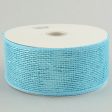 2.5  Poly Deco Mesh Ribbon: Metallic Turquoise Supply