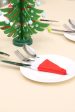 10-Pack Christmas Hat Shaped Cutlery Covers Cheap