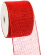 4  Poly Deco Mesh Ribbon: Red Online now