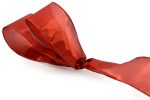 2.5  Red Lamé Ribbon (50 Yards) For Discount