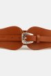 Wide Elastic Belt with Alloy Buckle Online