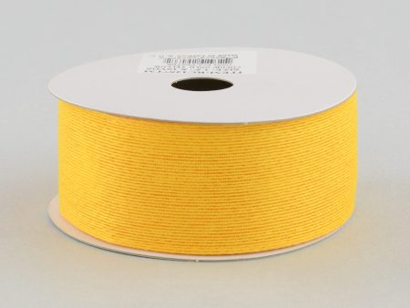 1.5  Classic Faux Jute Ribbon: Yellow (10 Yards) Fashion