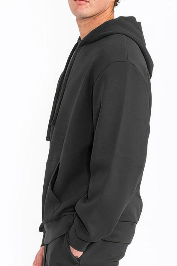 Mens Solid Tech Fleece Hoodie Cheap