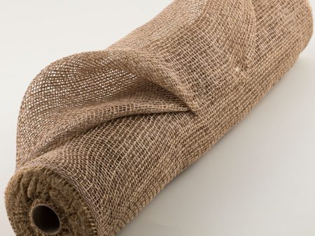 21  Poly Burlap & Jute Mesh: Natural For Discount