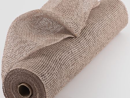 21  Poly Burlap Deco Mesh: Natural For Cheap