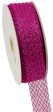 1.5  Deco Flex Mesh Ribbon: Metallic Fuchsia Pink (30 Yards) Discount