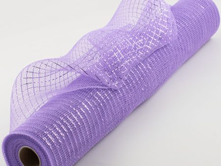 21  Poly Deco Mesh: Metallic Lavender Supply