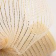 10  Poly Deco Mesh: Metallic Cream Gold Online now