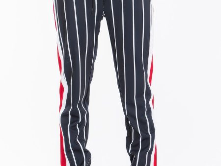 Printed Poly Span Track Pants Hot on Sale