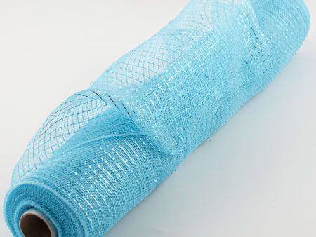 21  Poly Deco Mesh: Metallic Turquoise Discount