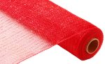 21  Poly Deco Mesh: Metallic Red Online Sale