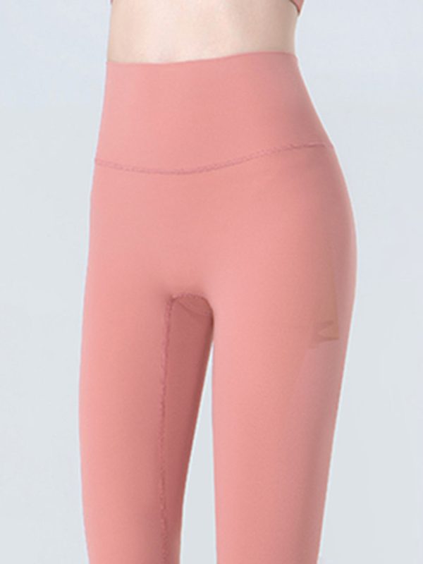 Wide Waistband Cropped Sports Leggings Discount