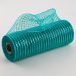 10  Poly Deco Mesh: Metallic Teal Online Sale