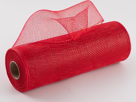 10  Poly Deco Mesh: Red Hot on Sale