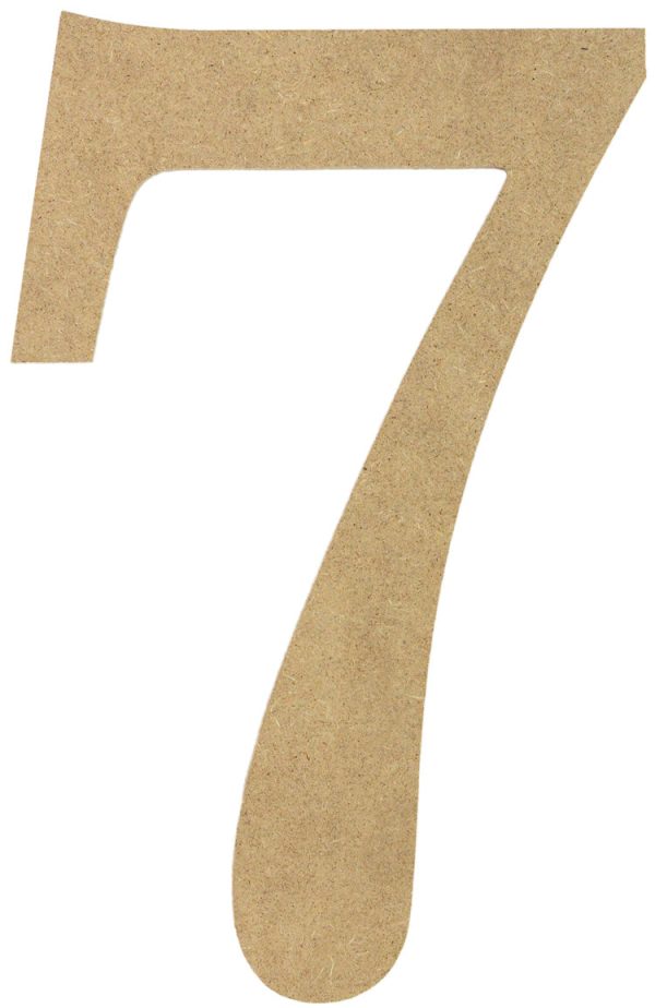 10  Decorative Wood Number: 7 Online Sale