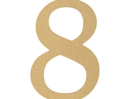 10  Decorative Wood Number: 8 For Cheap