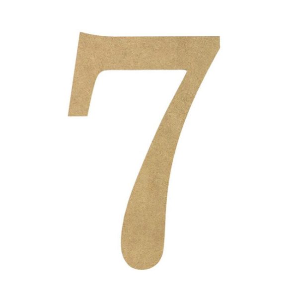 10  Decorative Wood Number: 7 Online Sale