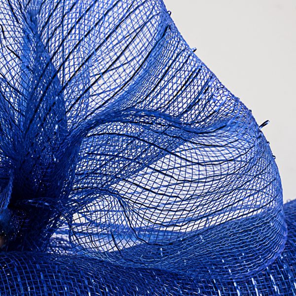 21  Poly Deco Mesh: Metallic Royal Blue For Sale