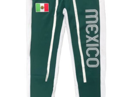 Mexico Print Color Block Track Pants Supply