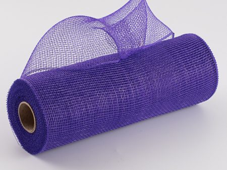 10  Poly Deco Mesh: Purple on Sale