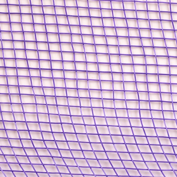 21  Poly Deco Mesh: Purple Hot on Sale