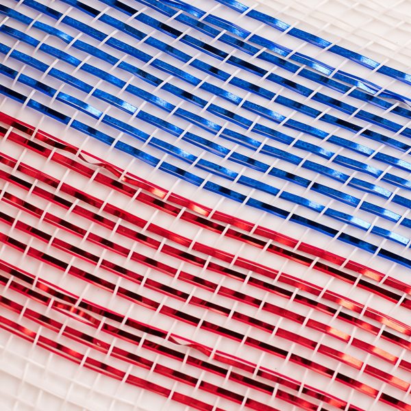 10  Poly Deco Mesh: Deluxe Stripe Patriotic Fashion