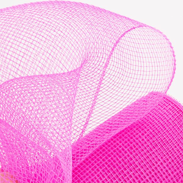 10  Poly Deco Mesh: Hot Pink For Cheap