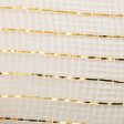 10  Poly Deco Mesh: Metallic Cream Gold Online now