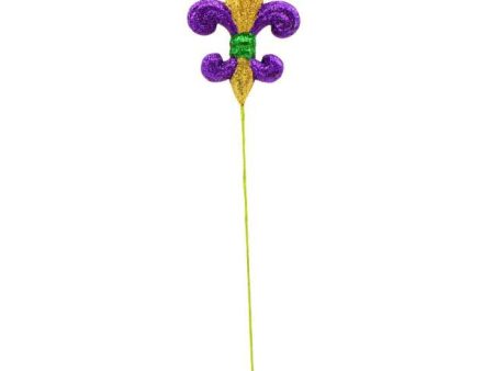 PGG Glitter Fleur de Lis Pick: 4  Online