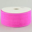 2.5  Poly Deco Mesh Ribbon: Hot Pink Cheap