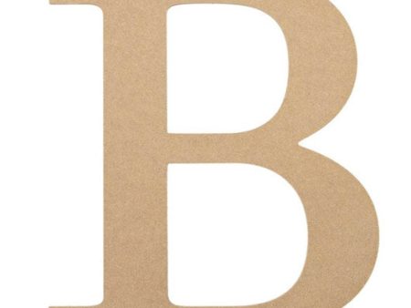 10  Decorative Wood Letter: B Fashion