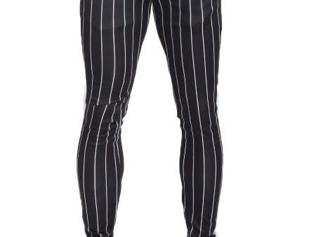 Pin Stripe Track Pants For Discount