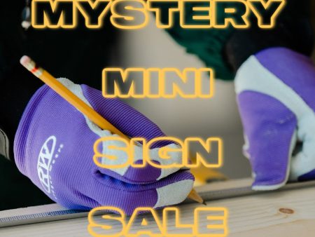 Mystery mini wood sign - seconds and discontinued styles Online Hot Sale