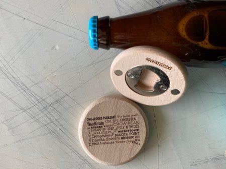 South Dakota Breweries - Engraved Magnetic Bottle Opener Online now