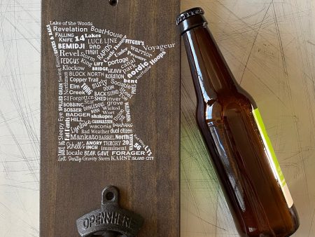 Minnesota Breweries Bottle Opener Wall Sign Sale