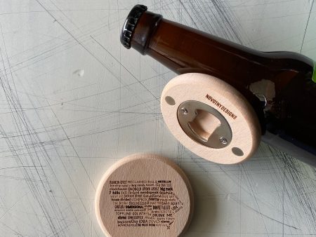 Iowa breweries - magnetic wood bottle opener Cheap