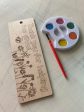 Thank you for helping me grow bookmark craft kit with wood bookmark + watercolors Online Hot Sale