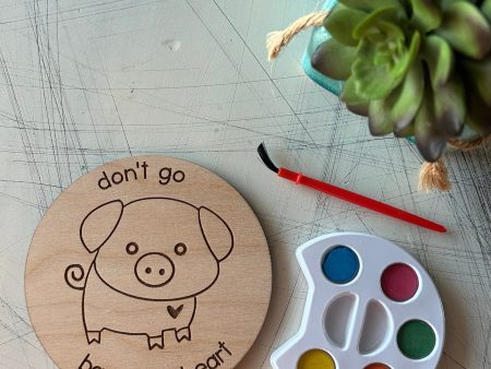 Don t Go Bacon My Heart Watercolor Craft Kit Online now